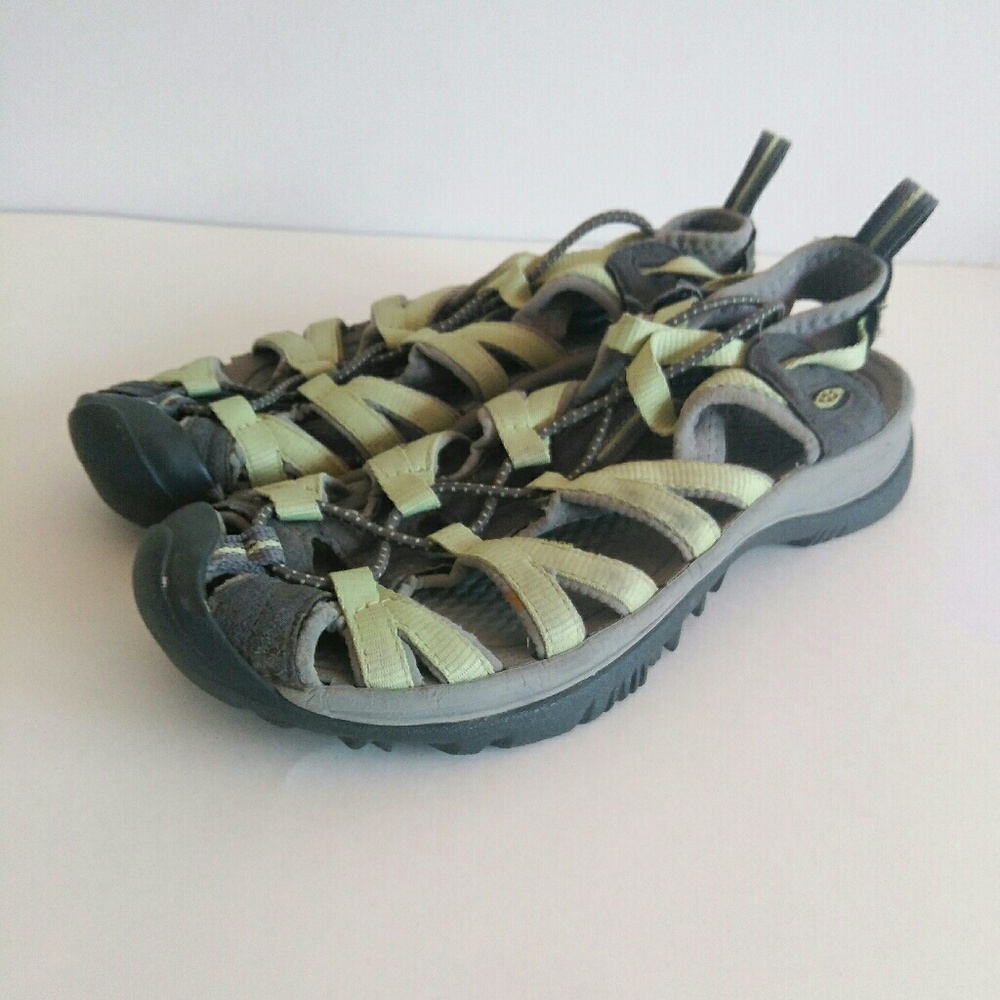 Keen Whisper Sport Sandal Shoe Mint Green Gray 9